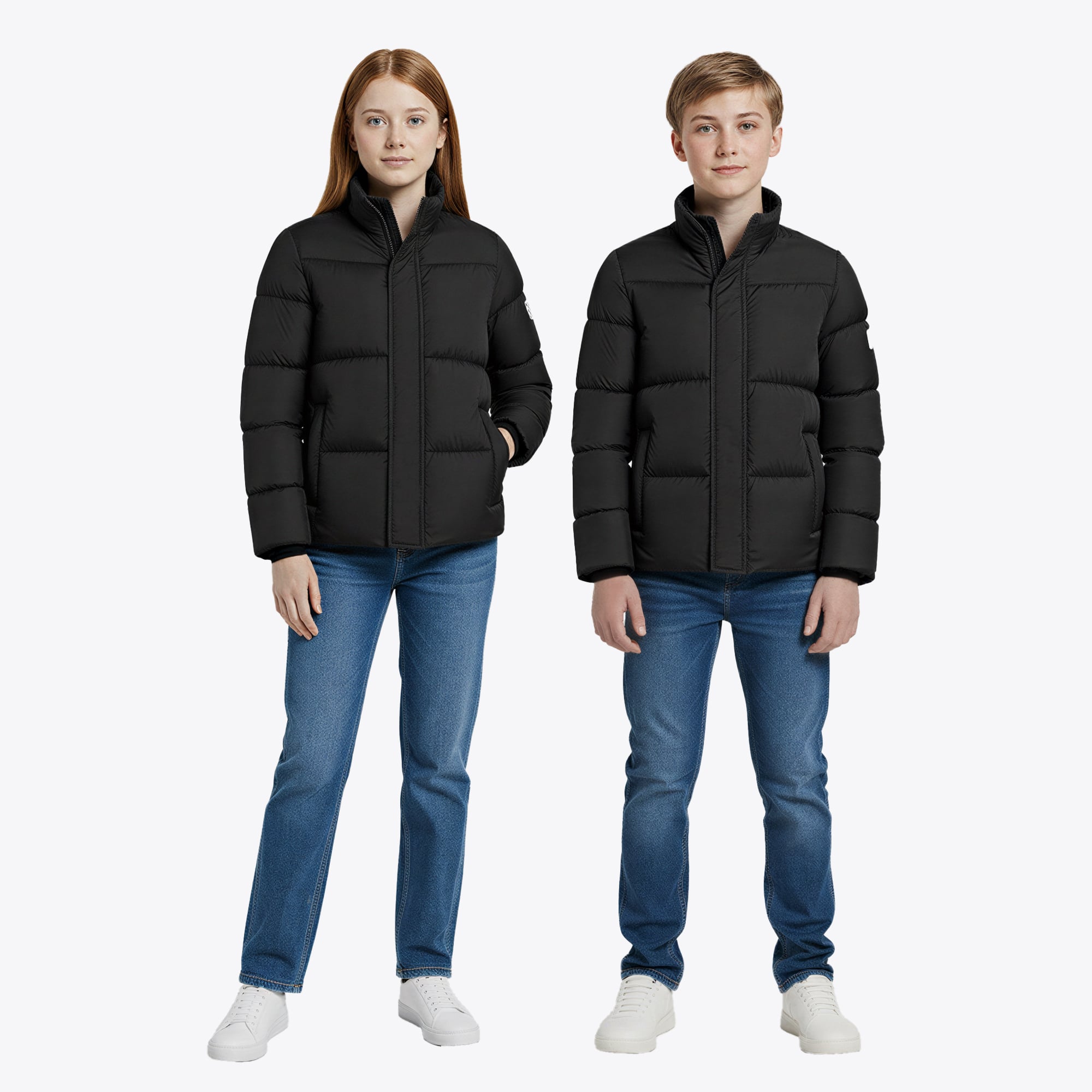 Veste d'hiver MV - Noire - Enfant - unisexe Taille: 110-116