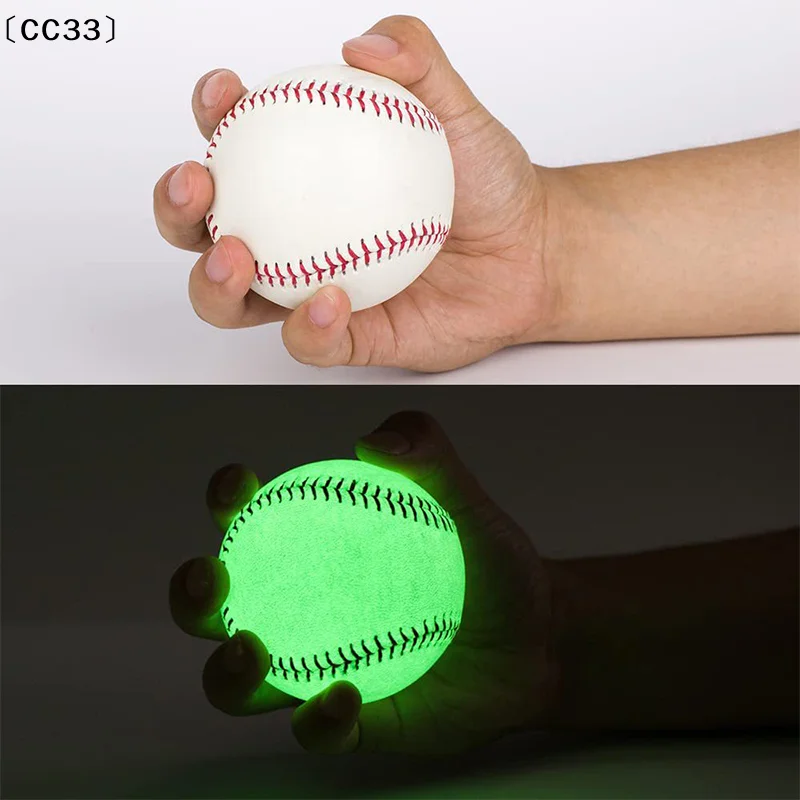 Nachtleuchtender Baseball, leuchtet im Dunkeln, nachtleuchtender Baseball, leuchtender Ball, Geschenke für Nacht-Pitching und -Hitting〔CC33〕 Image