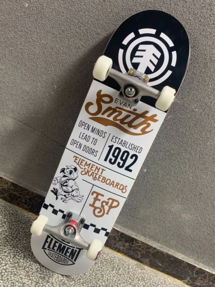 Marken-Rabatt Element Skateboard Longboard Komplett-Set Street Skateboard Double Kick Skateboard Komplett mit Ahorn-Deck und Doppelkonkav-Form