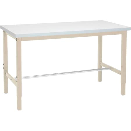 GLOBAL INDUSTRIAL 606996TN 96 x 30 Adjustable Height Workbench Square Tube Leg,