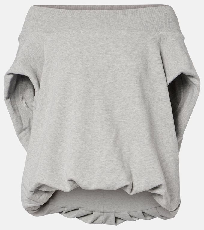 Cocoon Cotton Jersey Sweatshirt
