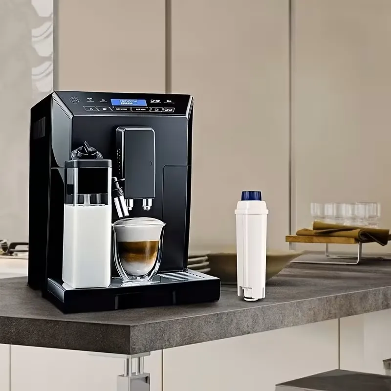 4er Pack kompatible Wasserfilter Patronen (Ersatz) für De'Longhi DLS C002, ECAM, ETAM, EPAM Image