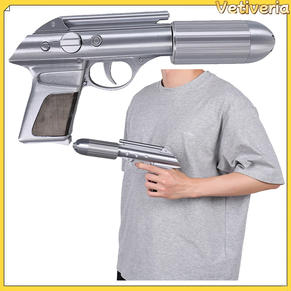 Accessoire de Cosplay noir pour hommes, pistolet, accessoires de jeu de rôle Solo, déguisement pour hommes, accessoires de costume de fête d