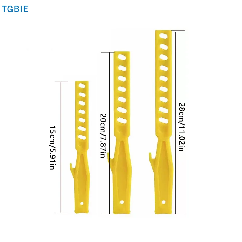 [TL]【TL】3-teiliges Rührstab-Set für Farbe, wiederverwendbar, tragbares Werkzeug zum Mischen, manueller Eimer, handgehalten, aus Kunststoff, für die Heimwerkerarbeit Image