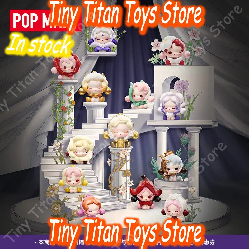 POP MART Blind Box Skullpanda Four Acts Of Flowers Serie Pop Beans Sammelfigur Spielzeug Schreibtischdekoration für erwachsene Sammler Image