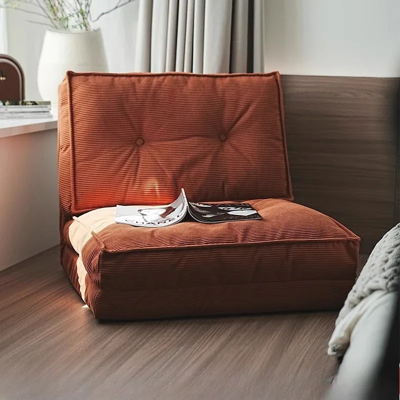 Lazy Wohnzimmer Sofa, faltbar, mit doppeltem Verwendungszweck, Einzelsofa, Lazy Tatami-Möbel, Zuhause, Liegen und Schlafen, Boden, Freizeit-Schlafsofa
