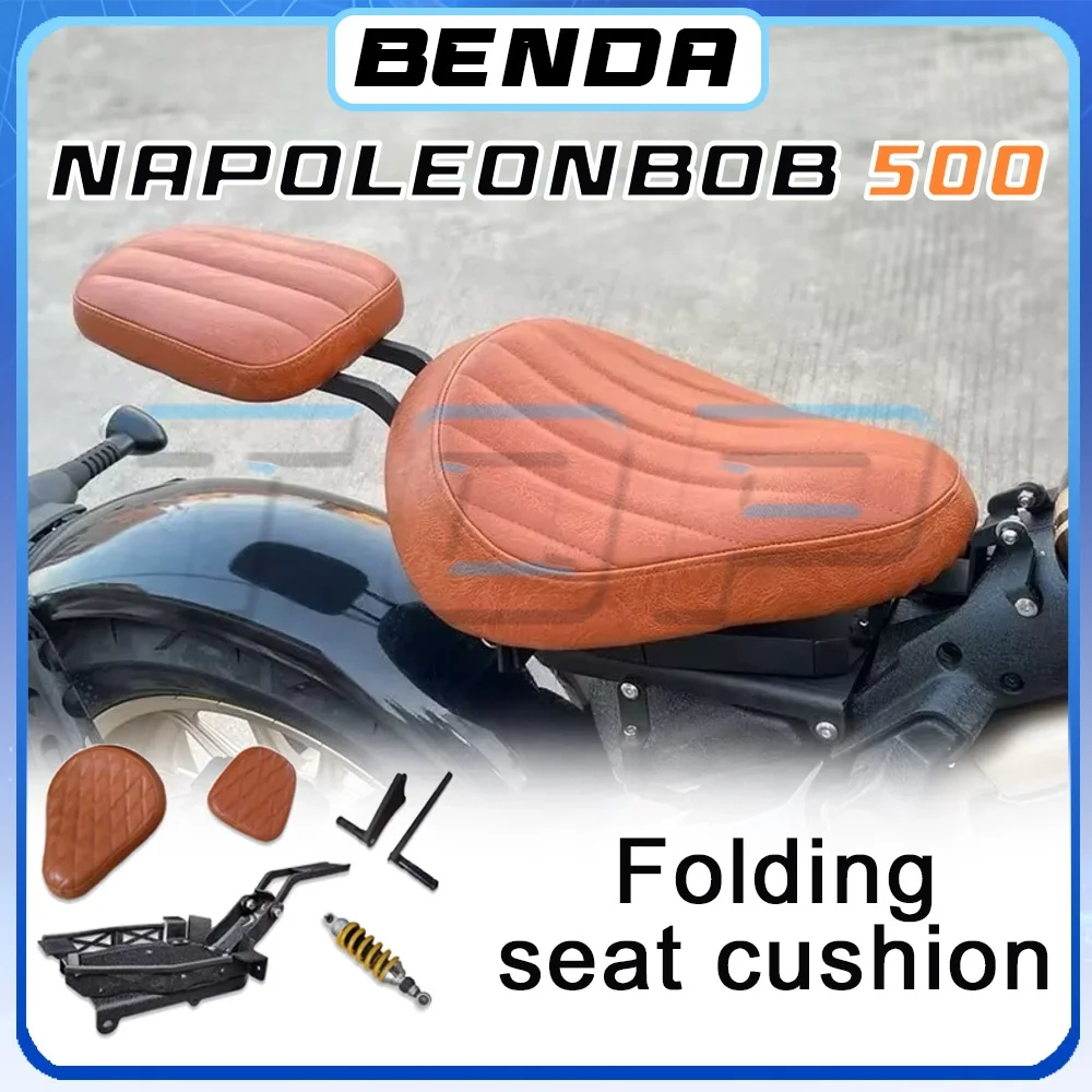 Versteckter Doppelledersitz BENDA NAPOLEON BOB 500 CHINCHILLA 500 Klappkissen 500 CHINCHILLA 500 NAPOLEON BOB Image
