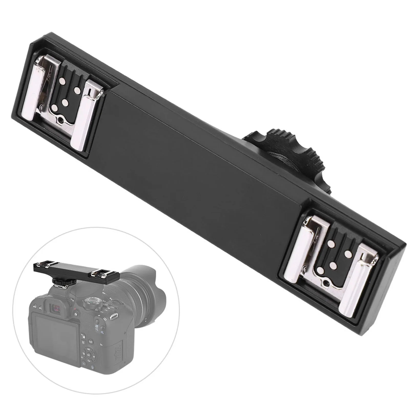 Séparateur de chaussure chaude double de qualité pour appareil photo reflex caméscope appareil photo reflex séparateur de chaussure chaude caméscope séparateur de chaussure chaude