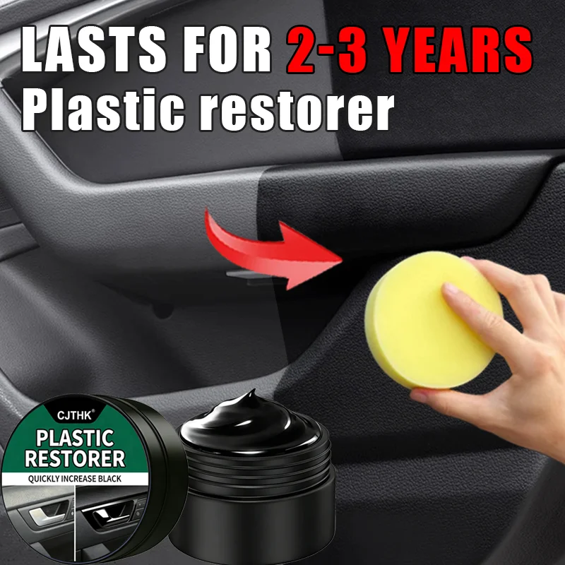Auto-Kunststoff-Restaurator „Back to Black Gloss“ – Wachsbeschichtungsmittel zur Erneuerung von Autoinnenräumen, Leder und Verkleidungen – Auto-Politur und Reparaturbeschichtung Image