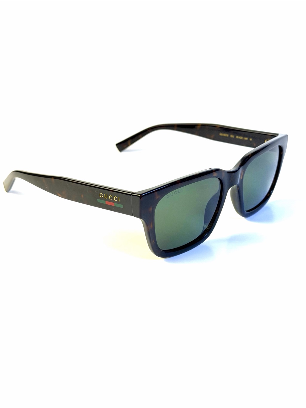 Gucci Accessories | Gucci Gg 1857s 002 New Sunglasses Brown Square Gucci Plastic 55-20-145 Authentic | Color: Brown/Green | Size: 55-20-145