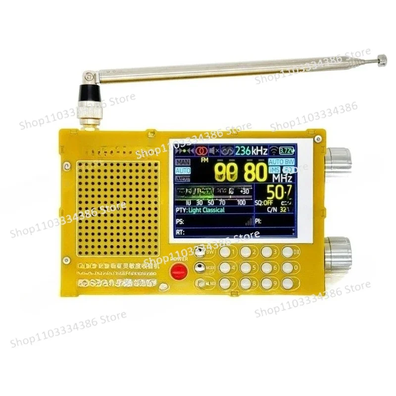 TEF6686 DSP-Radio DP-666 Hochempfindliches Vollband-FM-AM-Kurzwellen-Radio 2,8 Zoll 320x240 Auflösung 3,7V/5000mAh Image