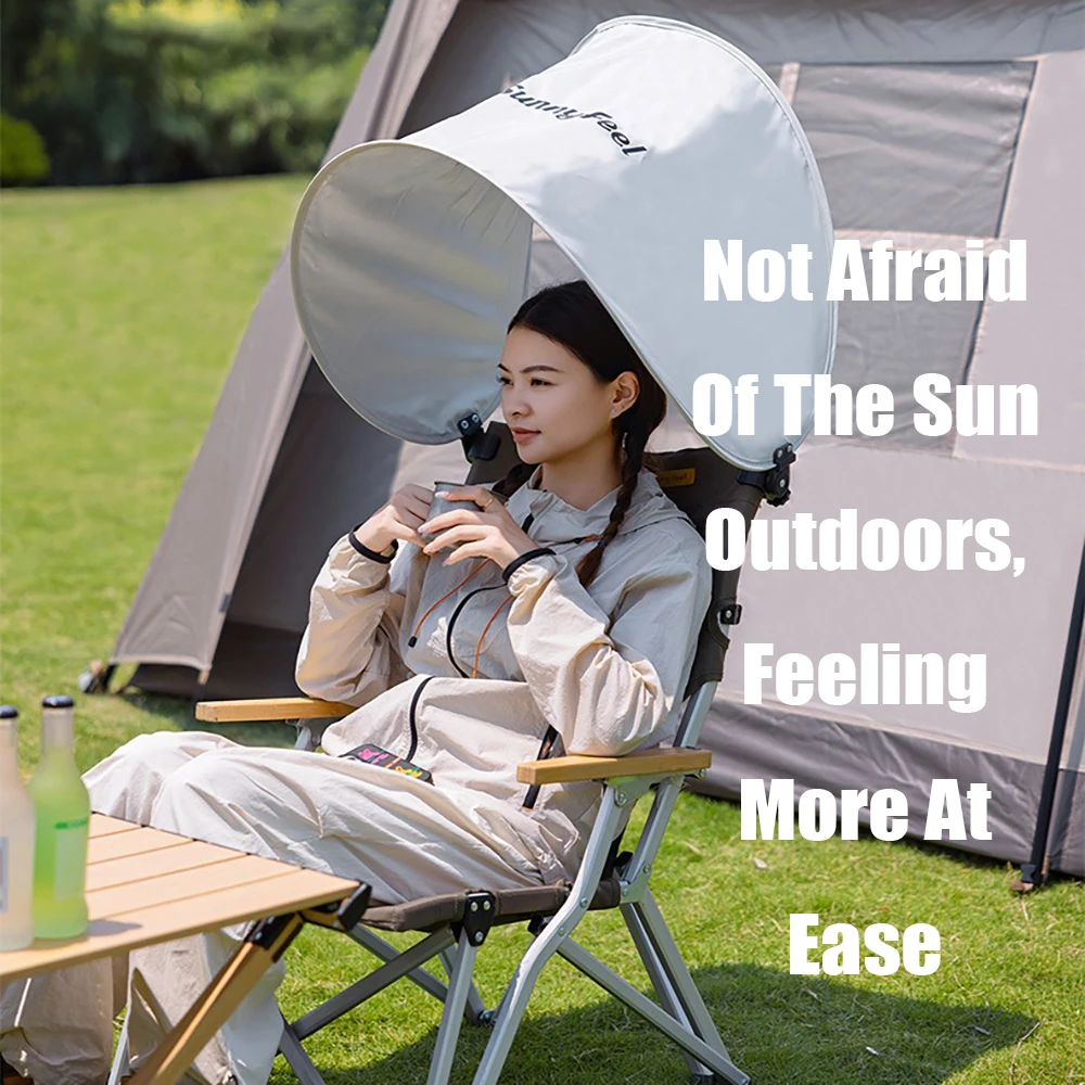Mini Faltbarer Outdoor-Strandstuhl Sonnenschutz Leichtes Tragbares Camping-Schutzzelt Outdoor-Camping-Zubehör