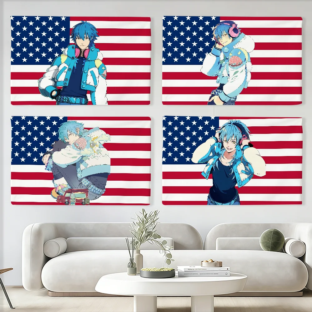 D-DRAMAtical Murder Aoba Seragaki Flagge, geeignet für Party, Club, Outdoor, Innenbereich, Wandkunst, Dekoration, Banner, Geschenk Image