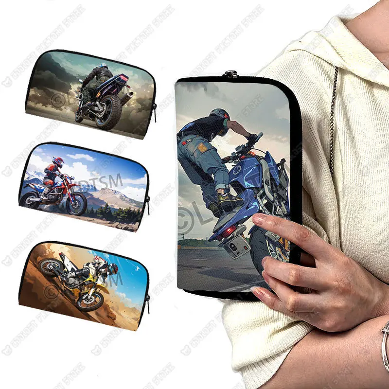 Cool moto modèle portefeuille moto femmes sac à main moteur vélo sac d