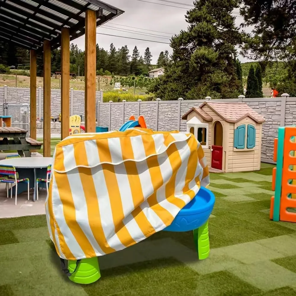 Staubschutzhülle für den Wasserspieltisch im Freien, staubdichte und wasserabweisende Schutzhülle für den Kinderspielzeugtisch, nur Abdeckung Image