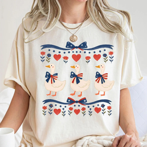 American Goose 4th Of July Patriotic Graphic Tee red 2xl sweatshirt