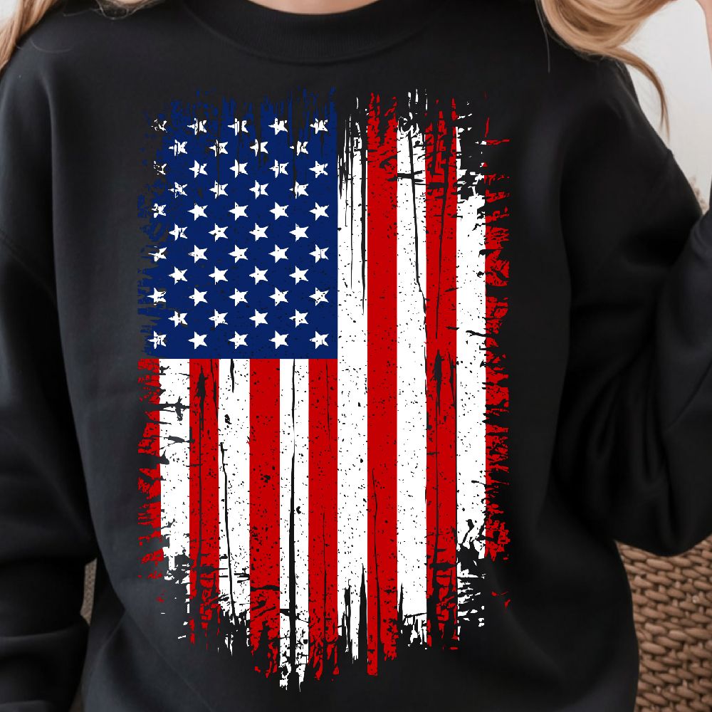 Grunge American Flag 4th Of July T Shirt Design Distressed Patriotic Red White Blue USA Graphic Tee mauve s sweatshirt