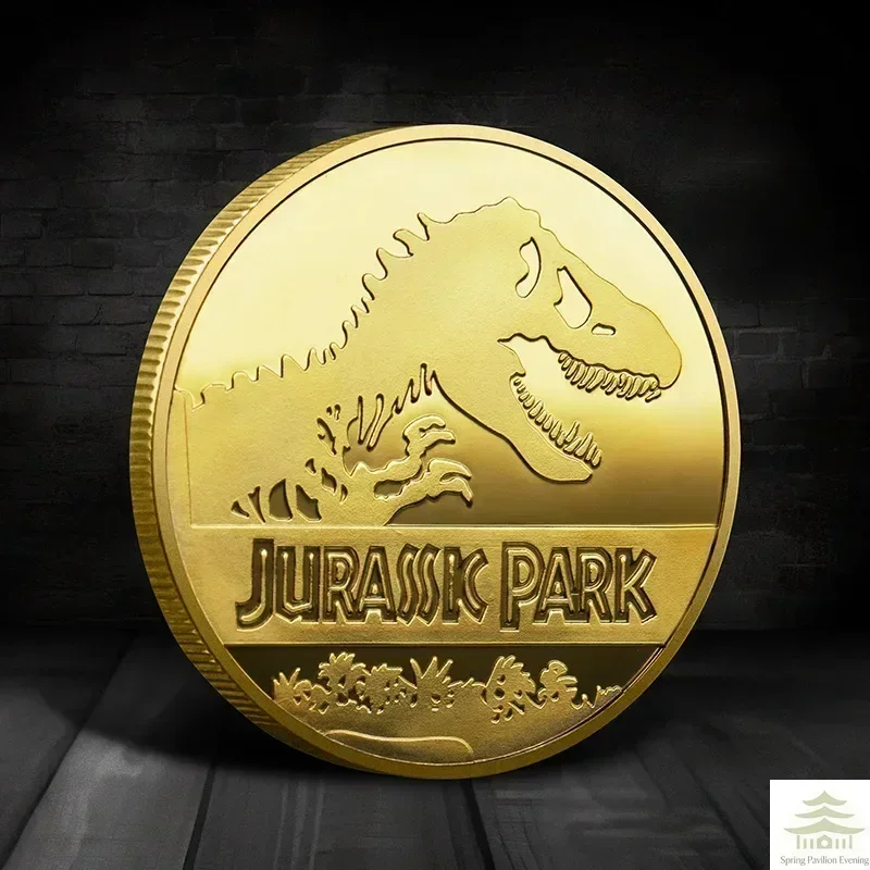 Souvenir-Münzen REPLIKA Gedenkmünzen Medaillen Abzeichen Jurassic Park Dinosaurier-Münzen Image