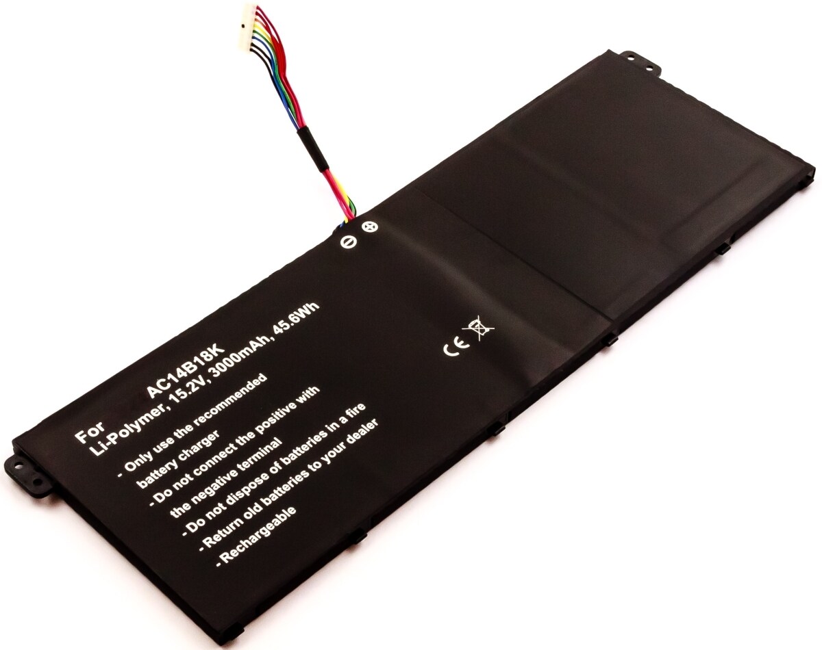 AGI Akku für Acer Aspire V3-371-58NY Li-Pol 15,2 Volt 3000 mAh schwarz Image