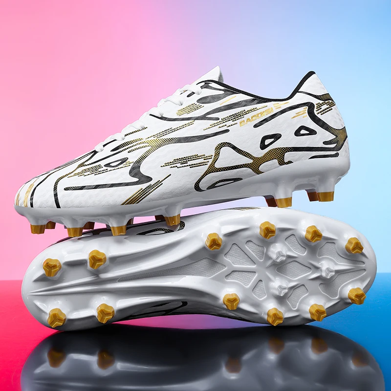 Chaussures de football pour enfants, chaussures de football en plein air antidérapantes, baskets de futsal pour enfants, baskets basses légères pour garçons, chaussures de sport pour enfants