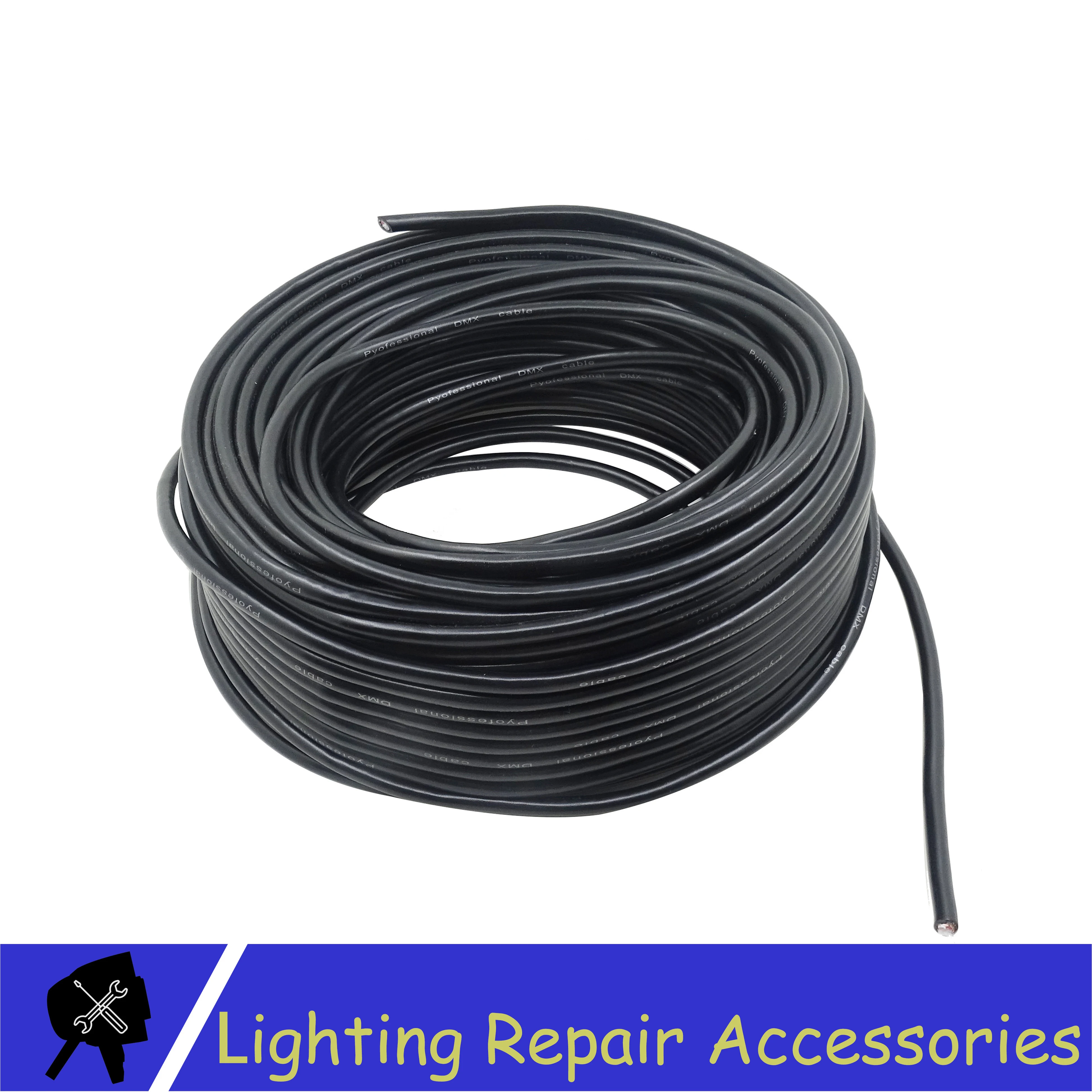 3-PIN-Signal Verbindung Abschirmung DMX Kabel 50 M/100 M/150 M/200 M/ 250 M/300 M/350 M/400 M/500 M DMX Kabel Für LED PAR Bühne lichter