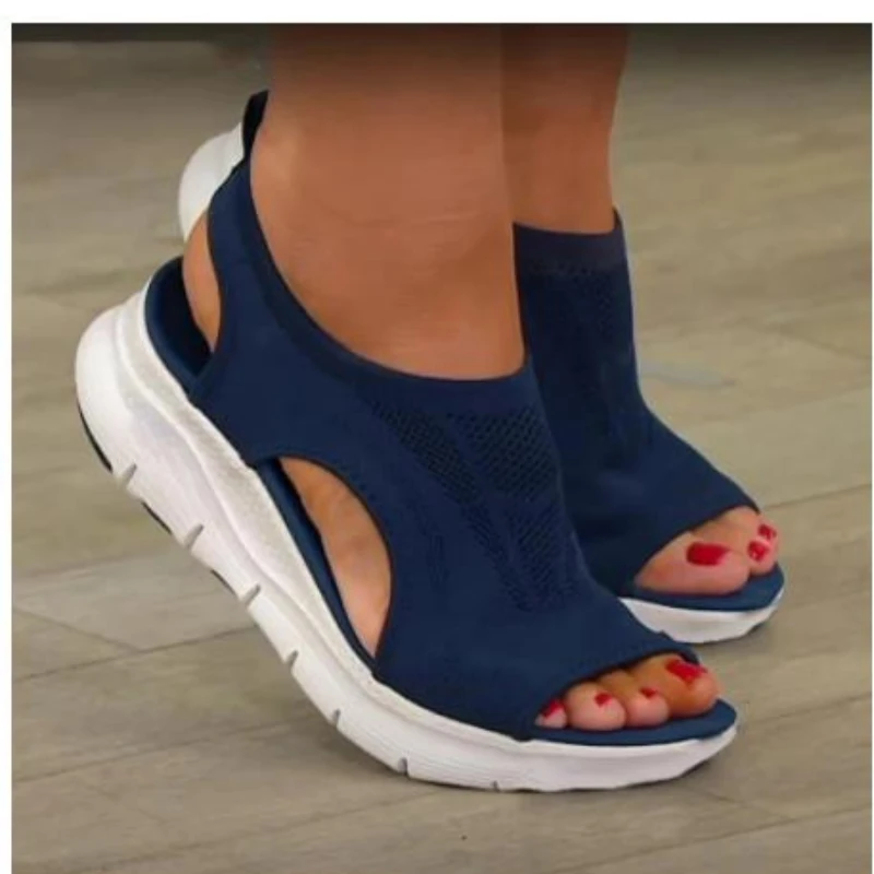 Casual Sport Sandalen Plus Größe frauen Schuhe Sommer 2023 Komfort Frauen Strand Keil Sandalen Frauen Plattform Sandalen Römischen Sandalen
