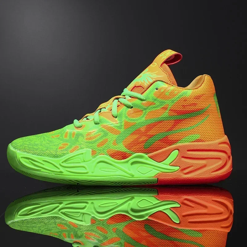 Neue Herren-Basketballschuhe Athletische Wettkampf-Sportschuhe Unisex Atmungsaktive Outdoor-Lauftrainer für Jungen Hochwertige Sneaker für Damen Image