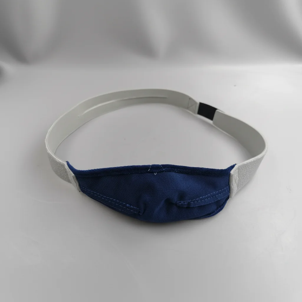 Kinnriemen zur Schnarchprävention mit verstellbarem Gummiband für CPAP-Maskenkompatibilität Image