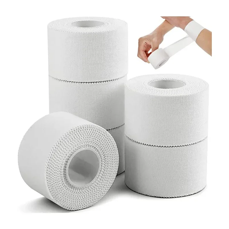 Professionelles Sporttrainer-Tape, Sport-Pflegetape, Sport-Strapping-Tape, nicht klebend, leicht zu zerreißen, für Sport, Erste Hilfe, Verletzungswickelung Image