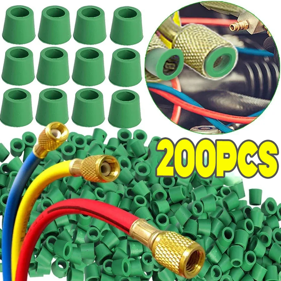 Auto Klimaanlage Linie Reparatur Dichtung „1/4“ Lade Schlauch/Manifold Reparatur Dichtung Kit Werkzeuge Automotive Ersatz Zubehör Image