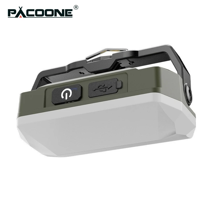 PACOONE Ultra Dünne Karten-Campinglampe Multifunktionale Hänge-Zeltatmosphärenlampe Langlebige Notfall-LED-Leuchte für Outdoor Image