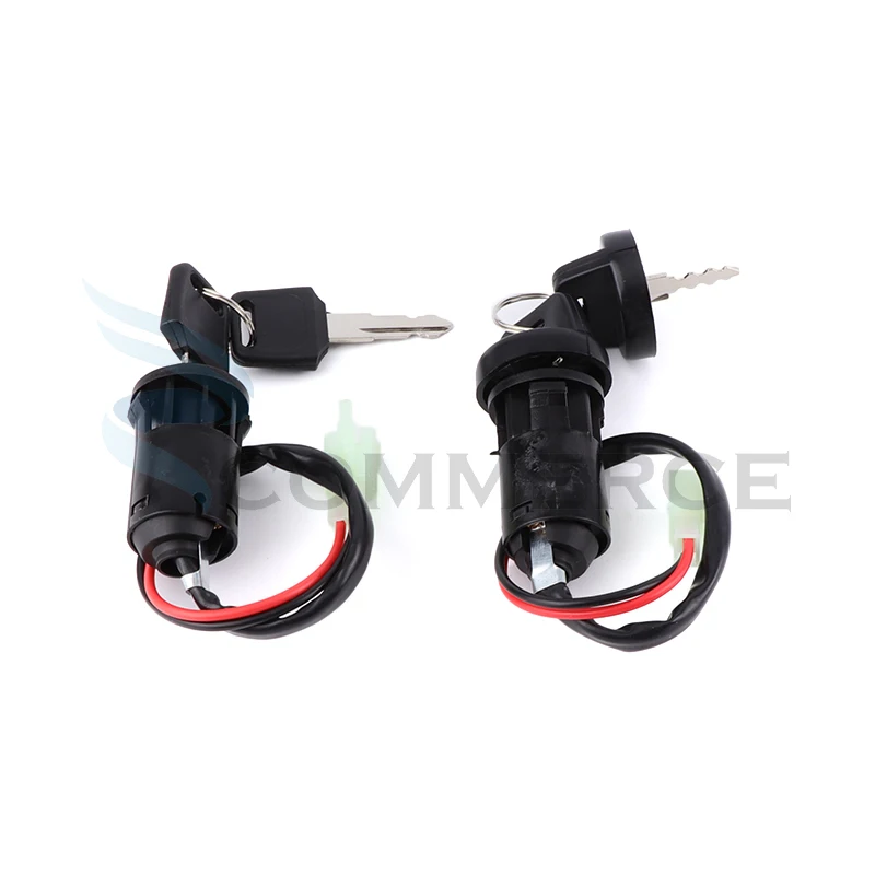 Interruttore a chiave di accensione Universale 2 fili Chiavi di accensione Interruttore di avviamento Chiave di blocco per ATV Go Kart Scooter Moto Quad Dirt Bike