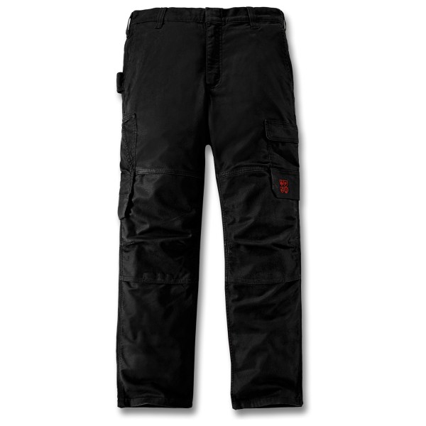 Carhartt - Relaxed Straight Steel Rugged Flex Canvas - Freizeithose Gr 42 - Length: 32 schwarz