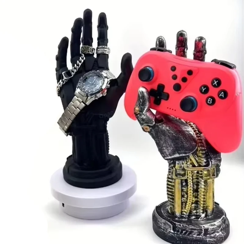 Desktop Mechanische Arm Gaming Controller Lagerung Halter Kopfhörer Ständer Für SONY PS5 PS4 Gamepad Halterung Airpods Max Männer Geschenke Image