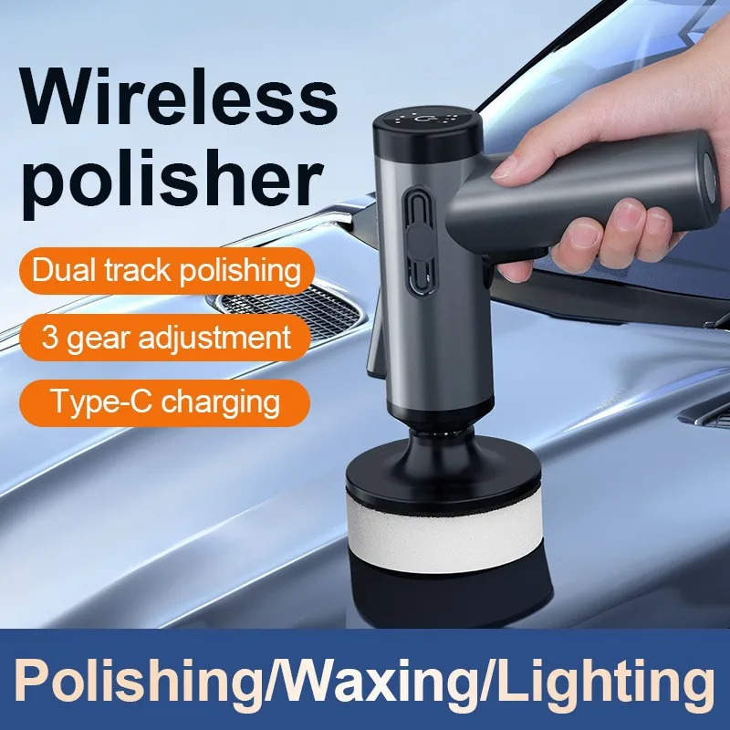 Auto Polierer Handheld Drahtlose Polierer Auto Polieren Wachsen Maschine Power Tool für Auto Körper Cleanig Wachsen Reparatur Image