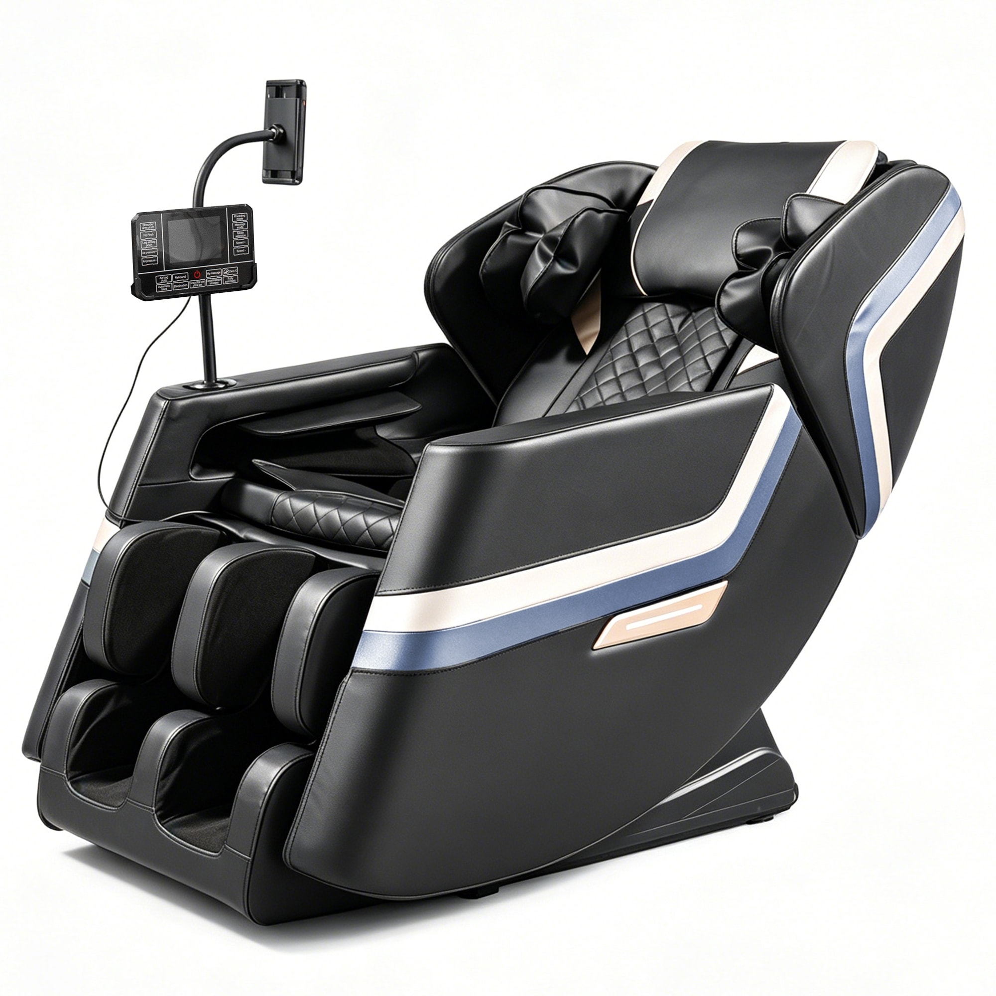 GDFStudio Oliver Zero Gravity Massage Chair Recliner - 5 Auto Modes Full Body Air Pressure Remote Massage Chair
