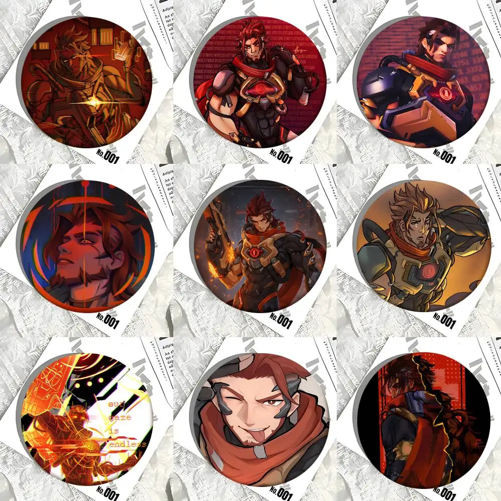 Game Emre Overwatch Rundes Abzeichen Kreative Brosche Kleidung Rucksack Accessoires Anstecknadel Image