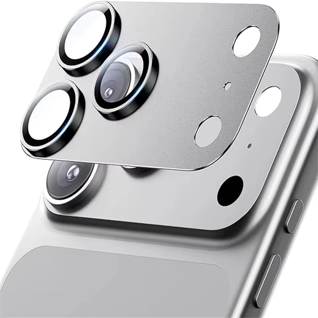 Metall Kamera Schutz Glas Für iPhone 17 Pro Max 17 Pro 17 Air Legierung Objektiv Ring Abdeckung Für iPhone 17 Pro max Telefon Objektiv Zubehör Image