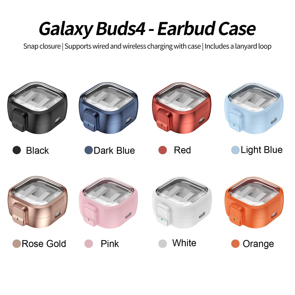 Schutzhülle für Samsung Galaxy Buds 4 / Buds 4 Pro mit Sicherheitsschloss, Transparente Kopfhörer-Abdeckung für Buzz4 Pro, Schutzhülle Coque Image