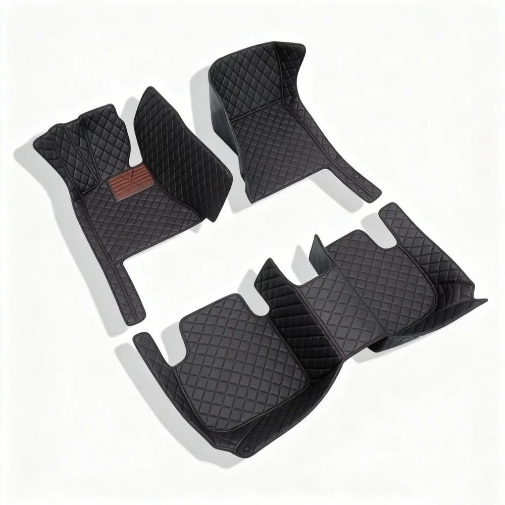 Tapis de sol de voiture sur mesure pour BMW Série 3 Break Typ E46 1999-2005, 5 places, imperméables, antidérapants, toutes saisons, résistants à l