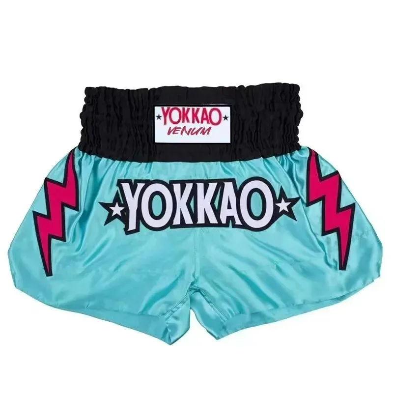 Nouveaux shorts de combat, shorts de boxe, shorts de fitness pour la salle de sport et le sanda, shorts de sport pour la plage, shorts professionnels de Muay Thai