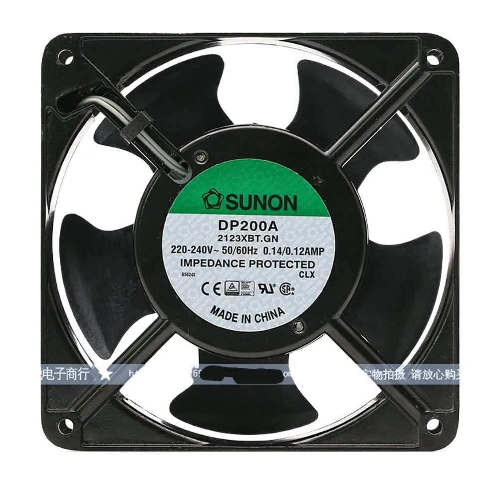 AC 220 V Lüfter für Sunon DP200A PN 2123XBT.GN 0,14 A 12038 120 x 120 x 38 mm Industriegehäuse Schrankkühlung 120 mm Image