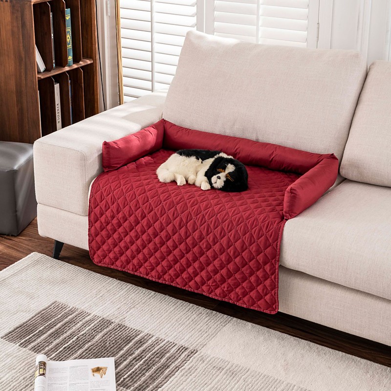 100% Waterproof Pet Bed Mat, All-Season Anti-Slip Dog Couch Cover, Washable Cat Cushion Car Seat Protector Crate Pad for Dogs