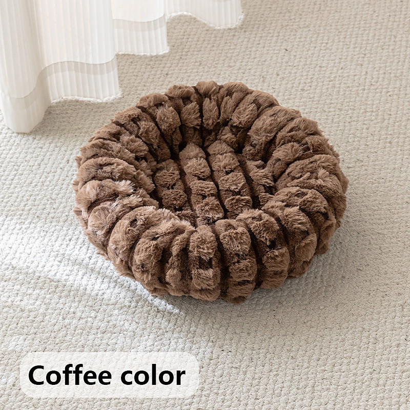 All-Season Cozy Warm Dog Bed Mat, Soft Plush Non-Slip Pet Cushion, Washable Cat Sleeping Kennel Nest, Dog Crate Pad Furniture Protector