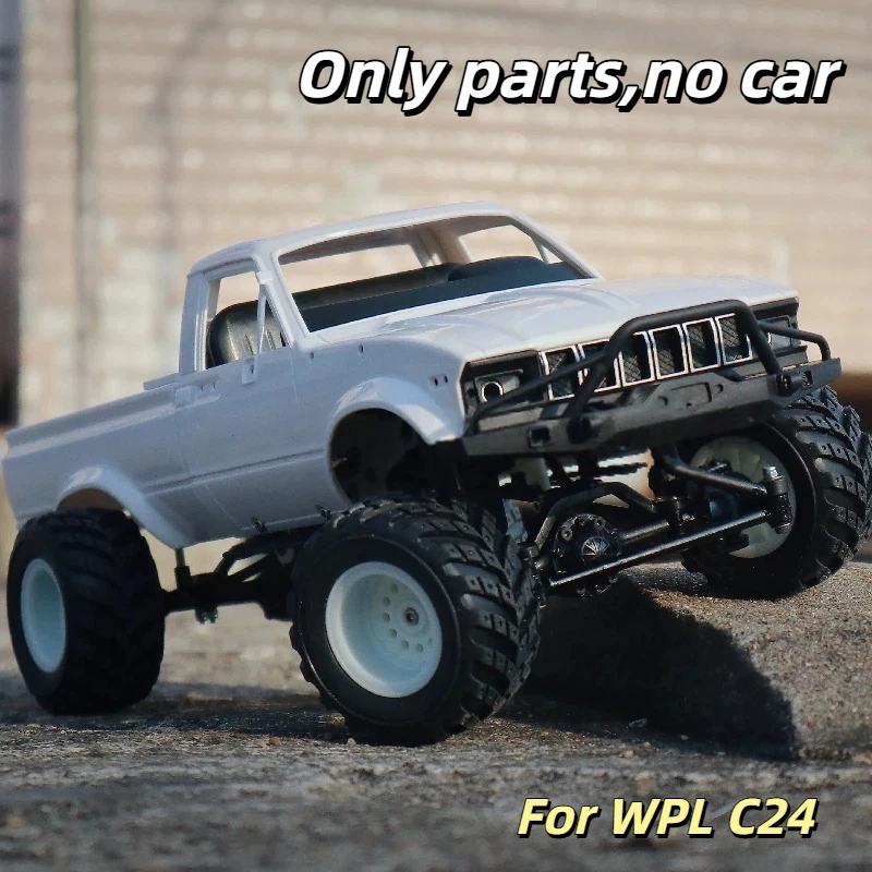 Wpl Rc Crawler Truck Wpl C24 Simulated Wild Boar Pickup Remote Control Off Road Climbing Modified Parts For Rc Hobby Lovers