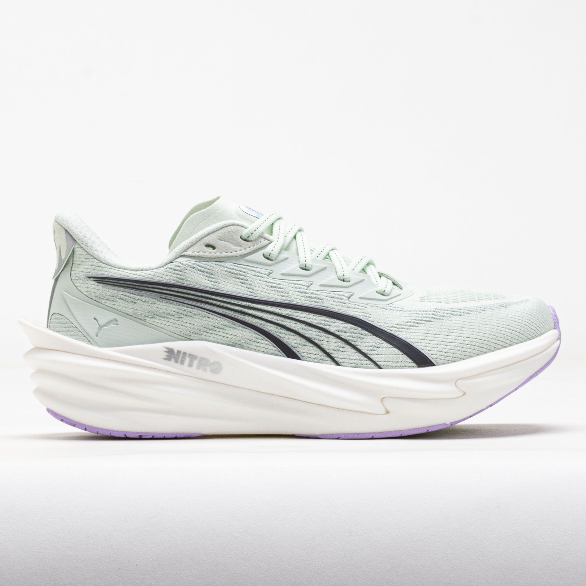 Puma Deviate NITRO 4 Women's Running Shoes Sage Glow/Moody Gray