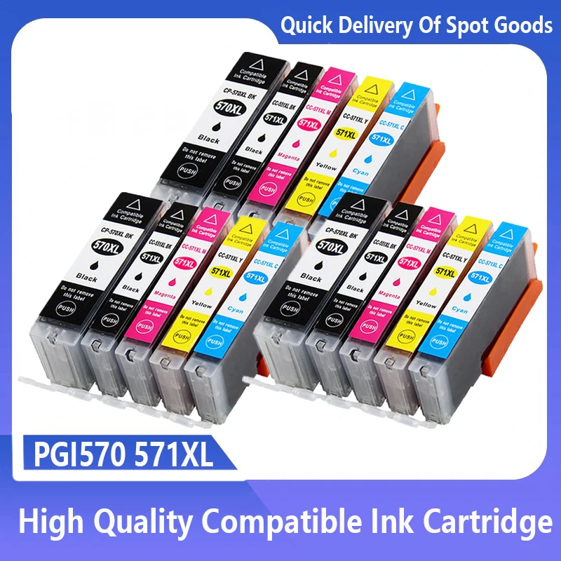 Für Canon PGI 570XL CLI 571XL PGI570 Kompatible Tintenpatrone Für Canon PIXMA TS5050 TS5051 TS5053 TS5055 TS6050 TS6051 TS6052 Image