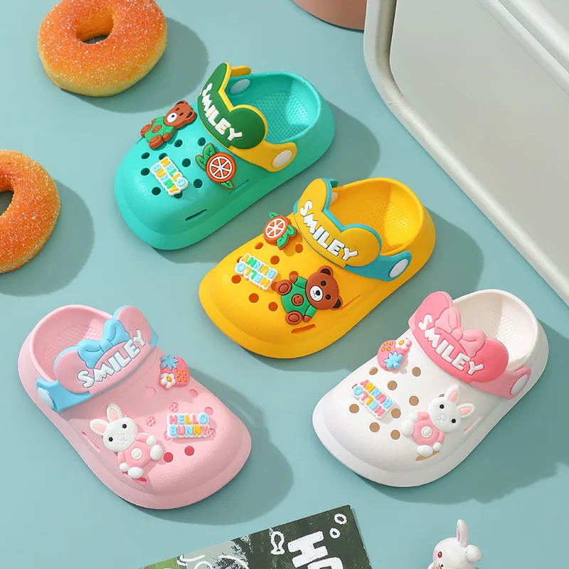 Hausschuhe Baby Schuh Sandalen für Mädchen Jungen Maultiere Baby Mädchen Schuh Cartoon Sandale Infantil für Jungen Kind Garten Schuh Säugling Mädchen Sandale Image