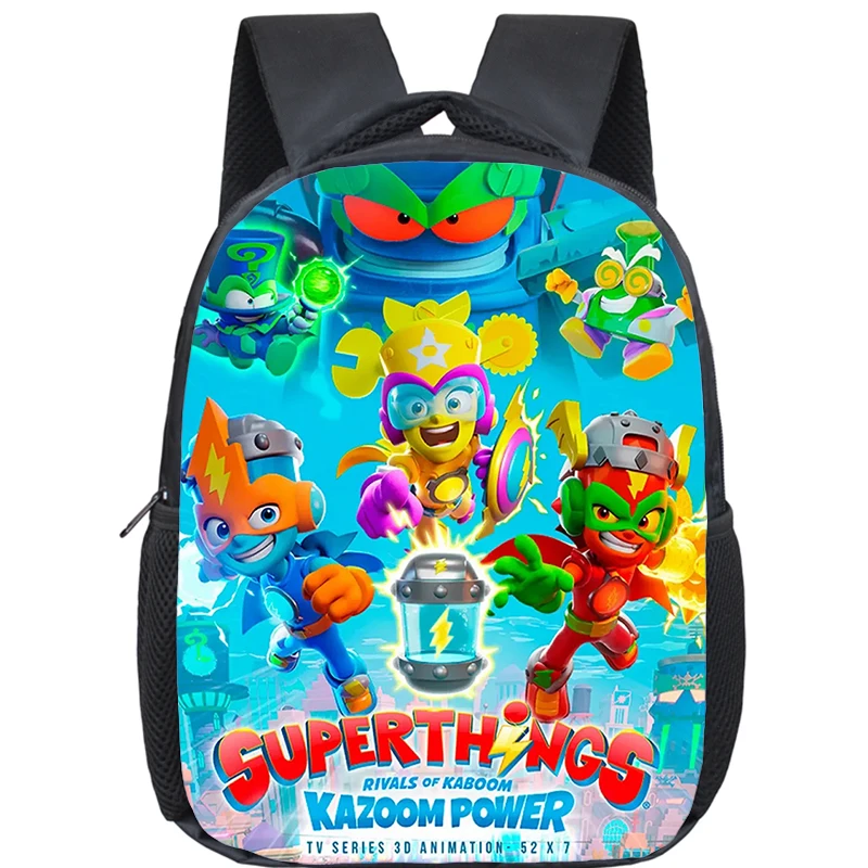 Enfants Superthings Kazoom puissance sac à dos enfant en bas âge garçons maternelle sacs d'école filles dessin animé sac à dos Mochila retour à l'école cadeau