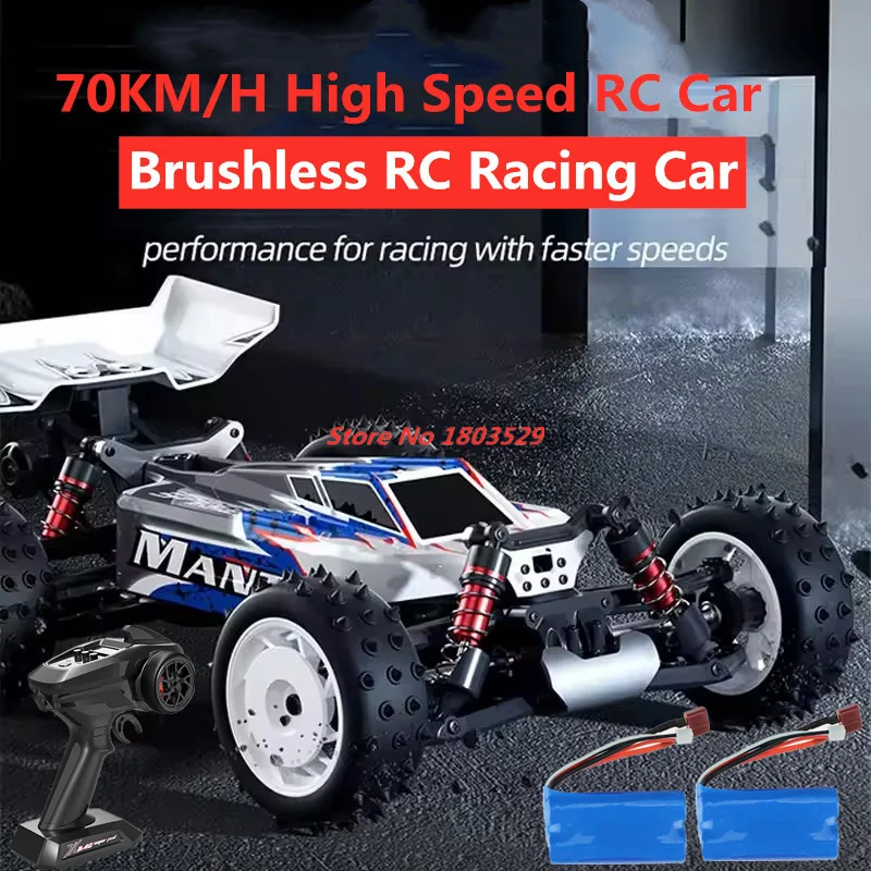 1:16 4WD RC voiture 70 KM/H sans brosse RC voiture de course télécommande dérive voitures haute vitesse dérive sans brosse monstre camion pour enfants jouets